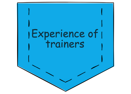 Experience of trainers